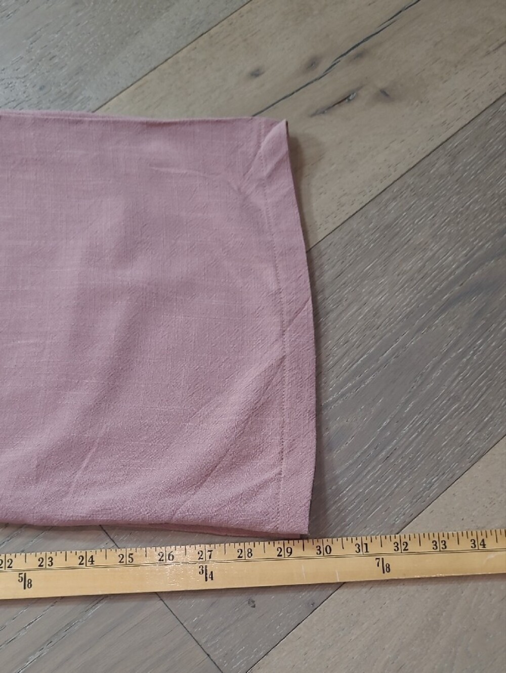 EUC Sienna Sky Wide Leg Pants Women's sz XL Dusty Rose Linen Blend Pull On Pant - Picture 11 of 12